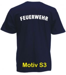 Feuerwehr T-Shirt Motiv S3