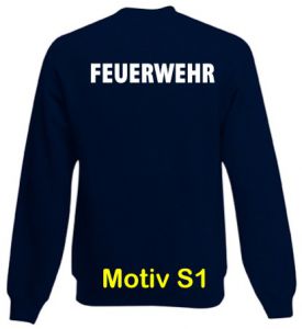 Feuerwehr Sweatshirt Motiv S1