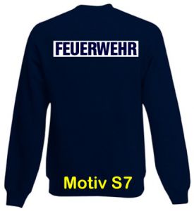Feuerwehr Sweatshirt Motiv S7