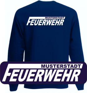Feuerwehr Sweatshirt mit Ortsnamen Motiv O15