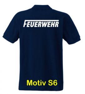 Feuerwehr Poloshirt Motiv S6
