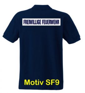 Feuerwehr Poloshirt Motiv SF9