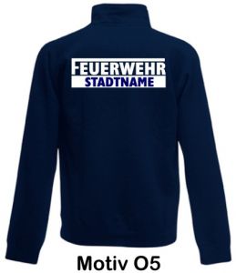 Feuerwehr Sweatjacke Motiv O5