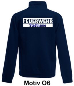 Feuerwehr Sweatjacke Motiv O6