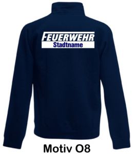 Feuerwehr Sweatjacke Motiv O8