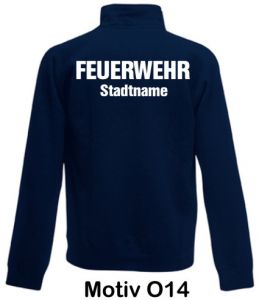 Feuerwehr Sweatjacke Motiv O14