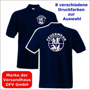 Feuerwehr Poloshirt Motiv L2