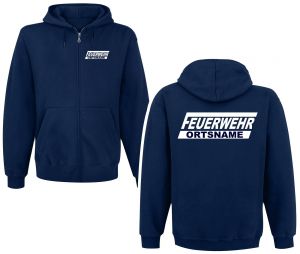 Feuerwehr Kapuzenjacke - mit Motiv O19
