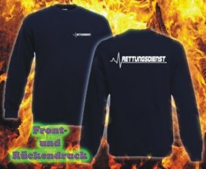 Rettungsdienst Sweatshirt Motiv R4