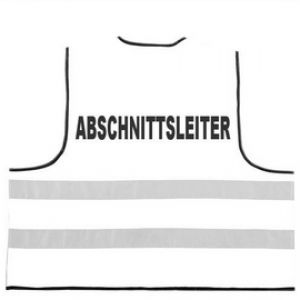 Feuerwehr Funktionsweste mit Aufdruck ABSCHNITTSLEITER