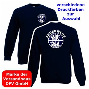 Feuerwehr Sweatshirt Motiv L2 + Ortsname