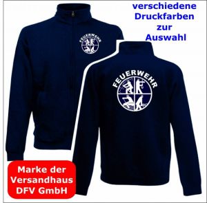 Feuerwehr Sweatjacke Motiv L2 + Ortsname