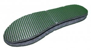 Alu / Filz-Einlegesohlen für Feuerwehr-Stiefel (Filzeinlagen)