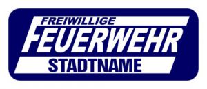 Feuerwehr Freizeitanzug / Wechselkleidung mit Schriftzug Motiv O17