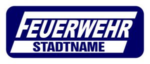 Feuerwehr Freizeitanzug / Wechselkleidung mit Schriftzug Motiv O19