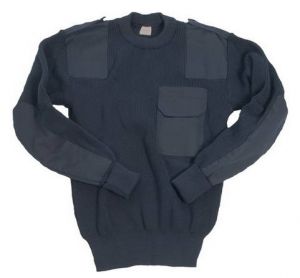 Feuerwehr STRICK-PULLOVER ACRYL DUNKELBLAU