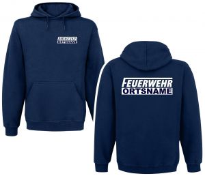 Feuerwehr Kapuzenshirt - mit Motiv O7