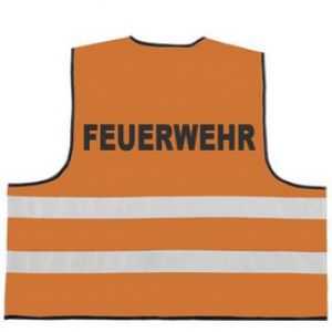 Feuerwehr Funktionsweste mit Aufdruck FEUERWEHR im 20er Set