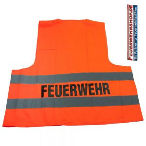 Feuerwehrweste mit Aufdruck FEUERWEHR im 10er Pack