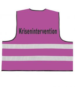 Funktionsweste mit Aufdruck Krisenintervention