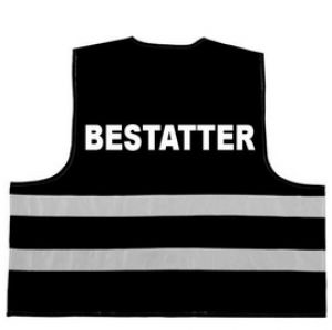 Funktionsweste mit Aufdruck BESTATTER