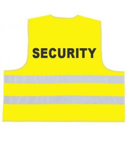 Funktionsweste mit Aufdruck SECURITY