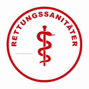 Helmsticker - RETTUNGSSANITÄTER