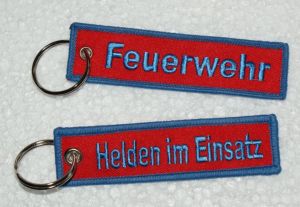 Schlüsselanhänger Feuerwehr - Helden im Einsatz