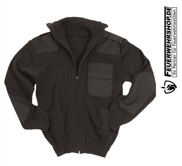 Feuerwehr STRICKJACKE 80/WO 20/PA SCHWARZ