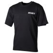 Security T-Shirt, schwarz, weiss bedruckt