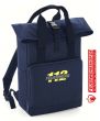 Feuerwehr Twin Handle Roll-Top Backpack mit gesticktem FEUERWEHR / 112 Logo